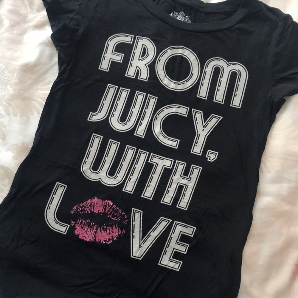 Juicy Couture Black T-shirt size L